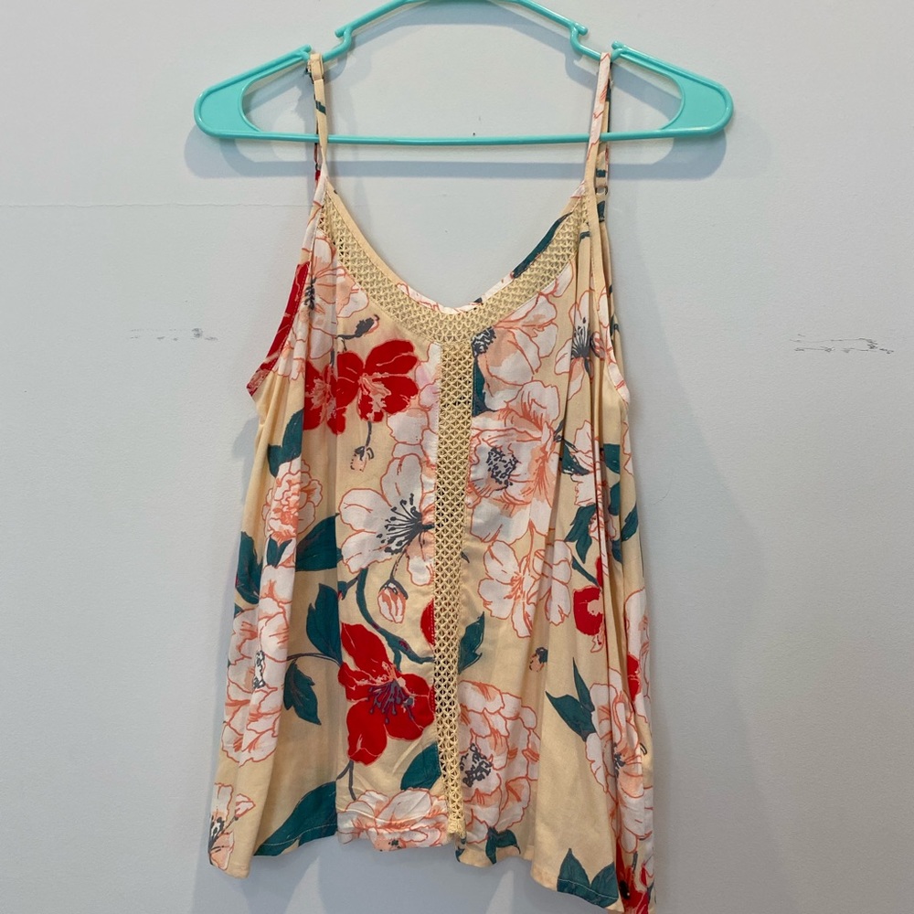 Roxy floral tank top